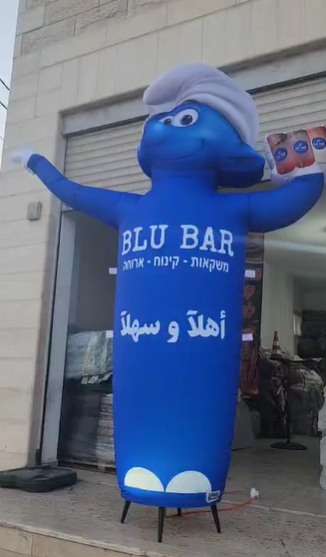 בובה ממותגת מתנפחת מותאמת אישית בגובה 3 מטר